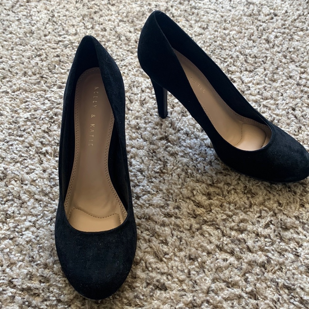 Black high heels